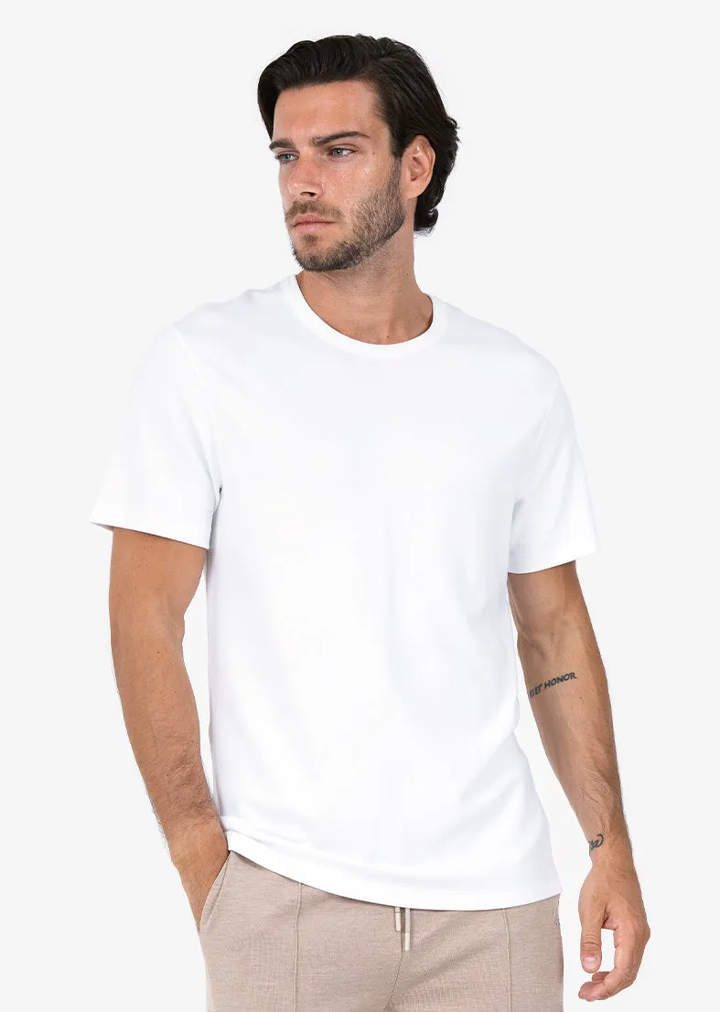 Mens All Around Lounge Tee White