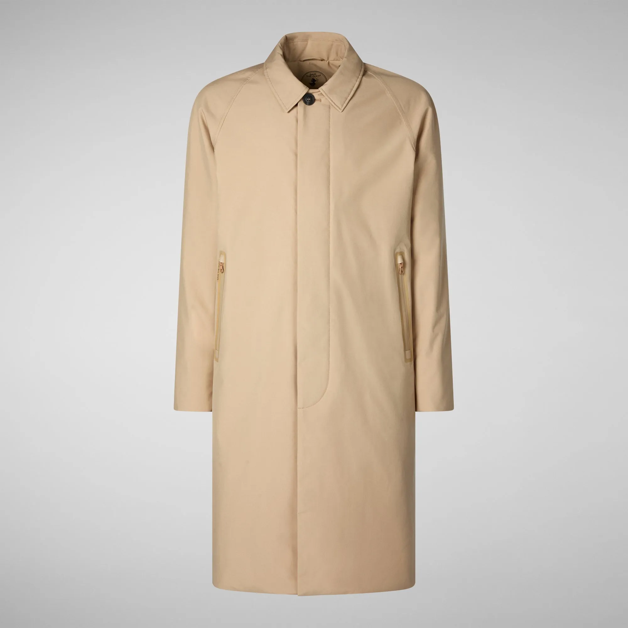 Men's coat Preston in stardust beige