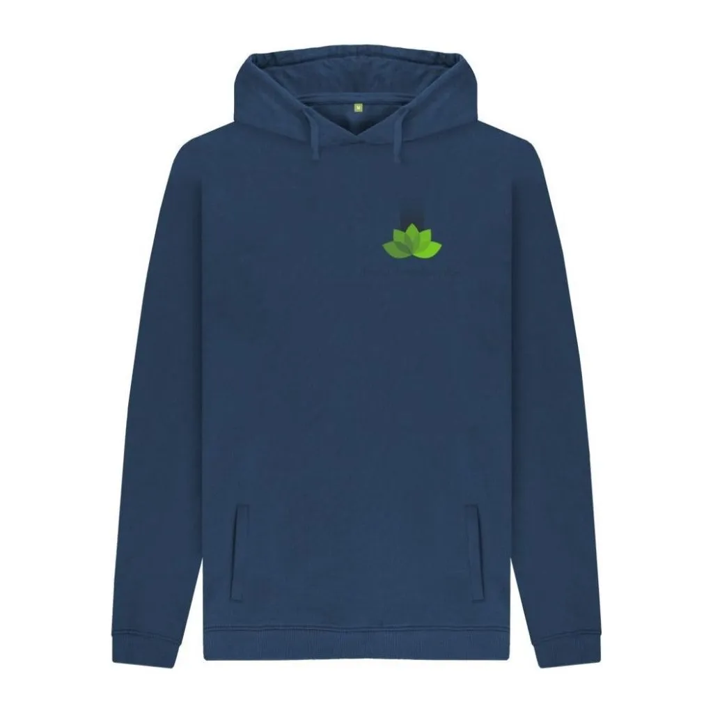 Mens Organic Cotton Hoodie - Ejb eco - Vegan Friendly - 5 Colours