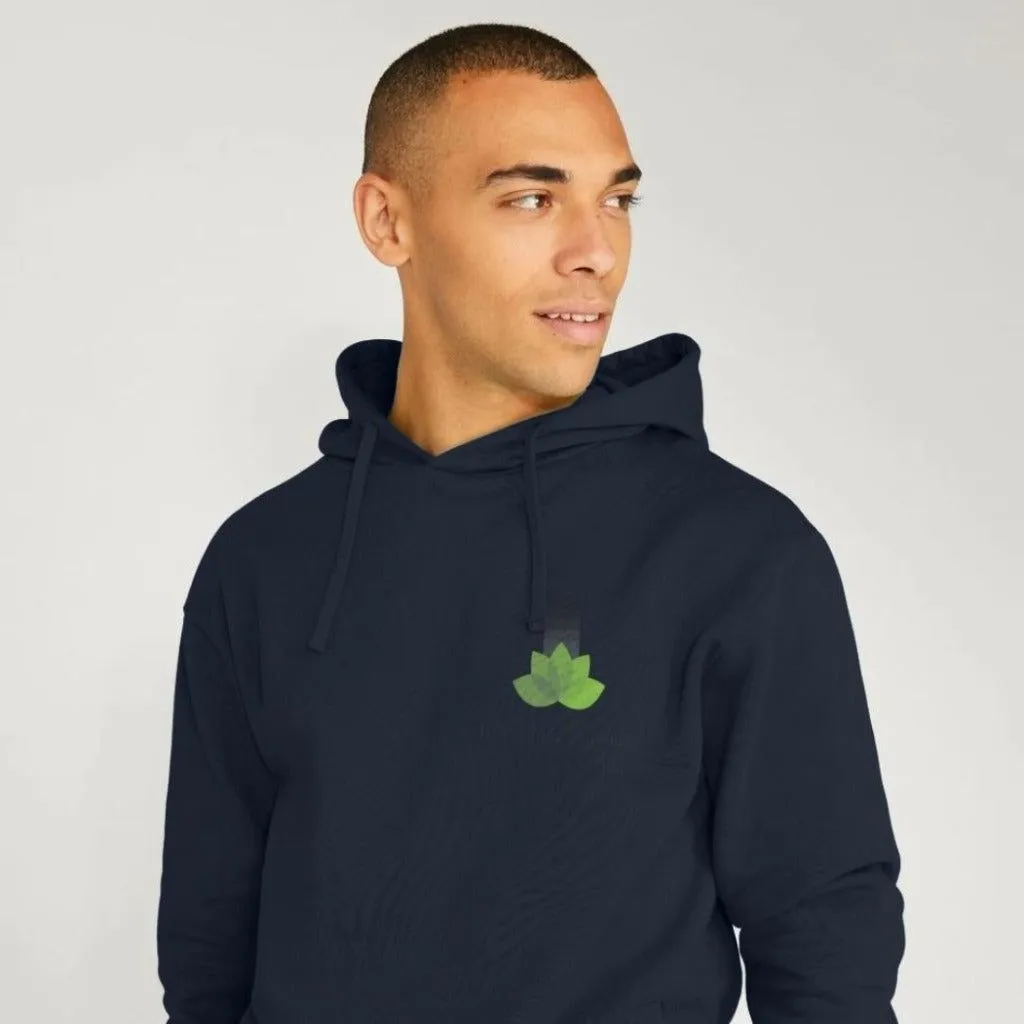 Mens Organic Cotton Hoodie - Ejb eco - Vegan Friendly - 5 Colours