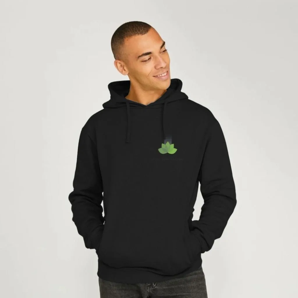 Mens Organic Cotton Hoodie - Ejb eco - Vegan Friendly - 5 Colours