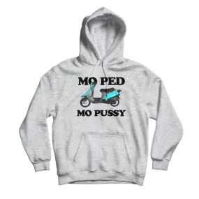 Moped Mo Pussy Grey Hoodie