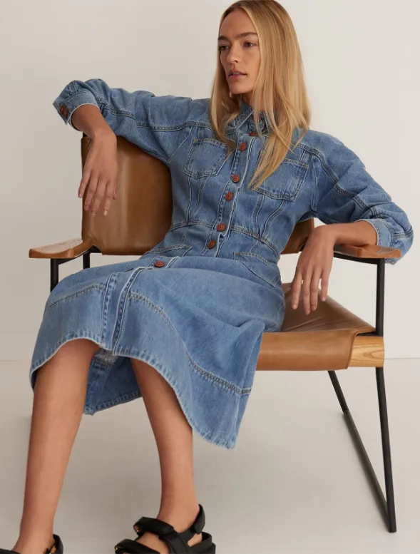 Morrison Elton L/S Denim Dress