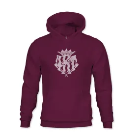 Nastic de Tarragona Mono Badge Youth Fleece Pullover Hoodie - Maroon