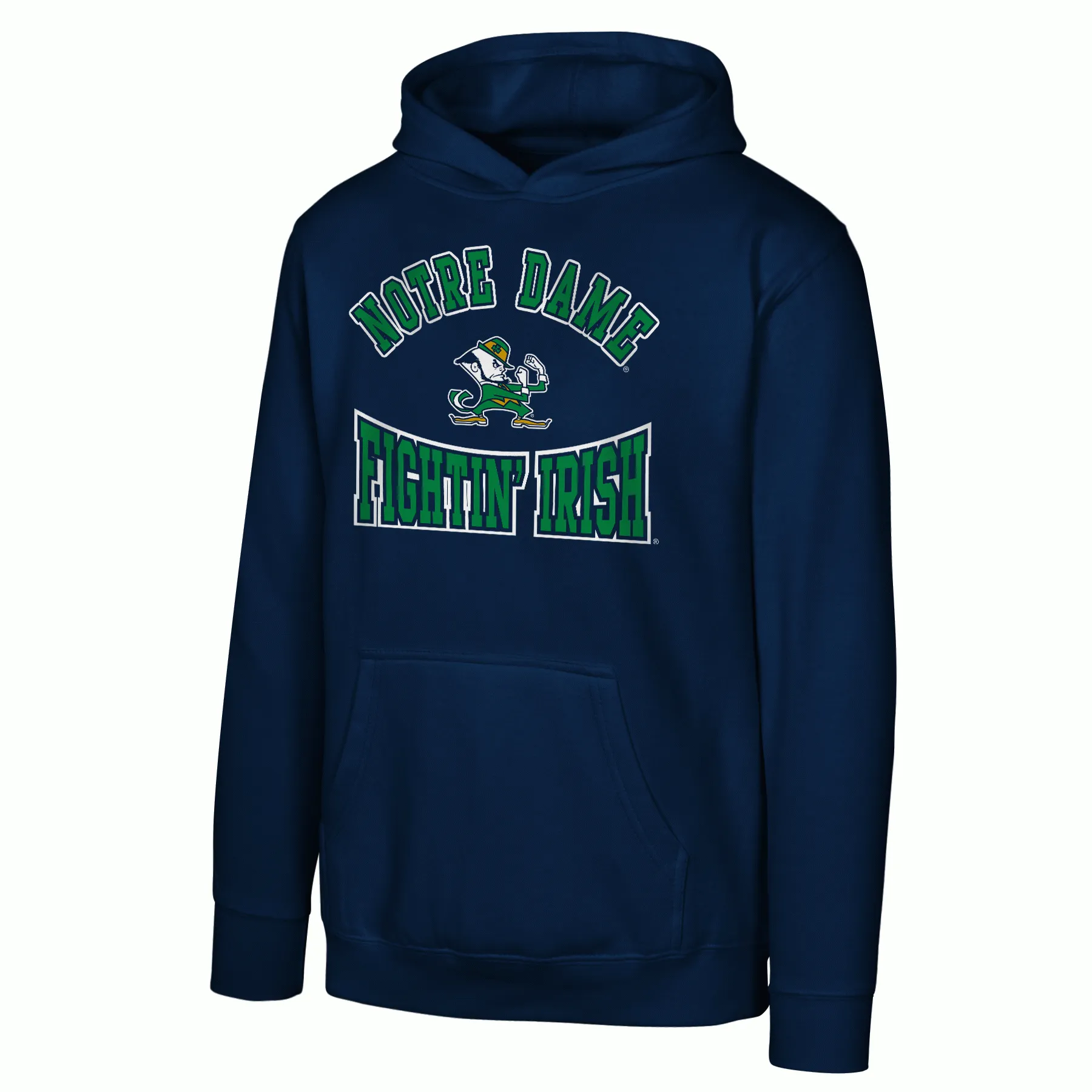 Notre Dame Fightin' Irish Youth Blue Pullover Hoodie Sweatshirt