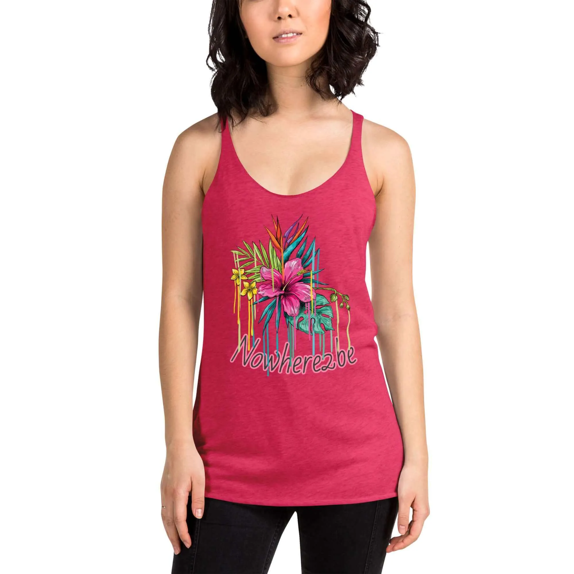 Nowhere2be Racerback Tank