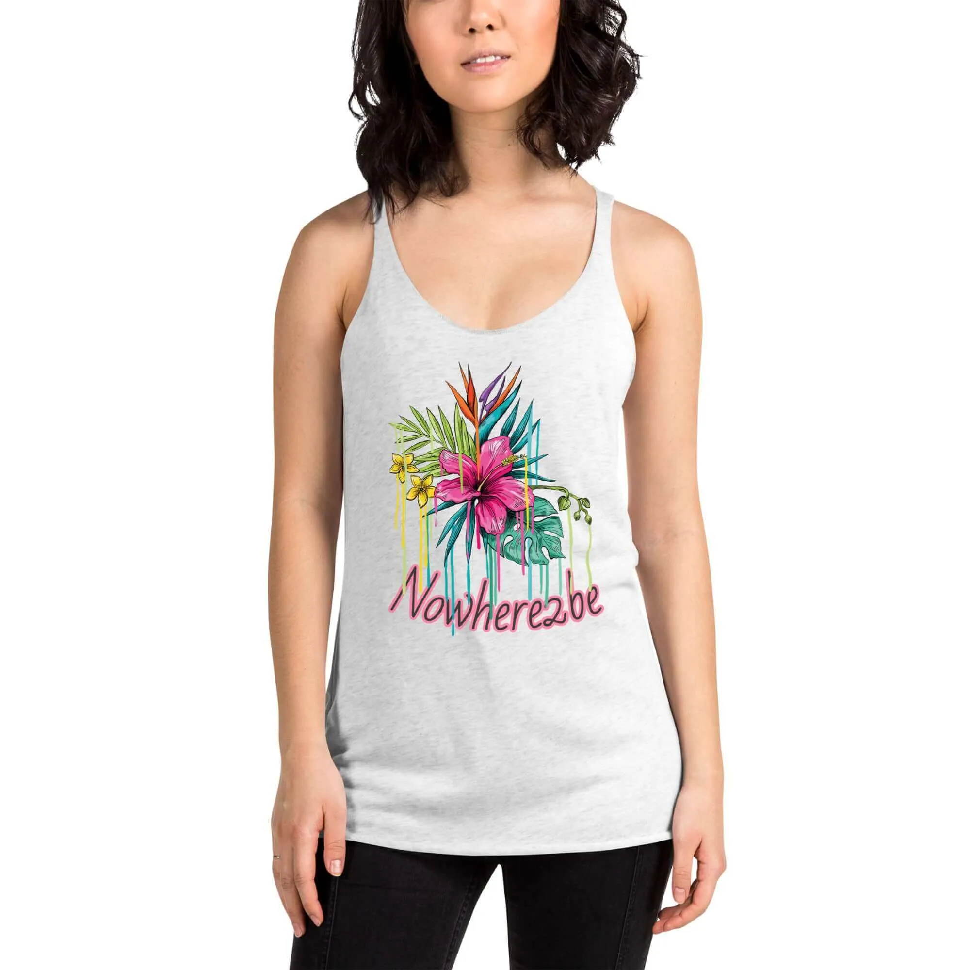 Nowhere2be Racerback Tank