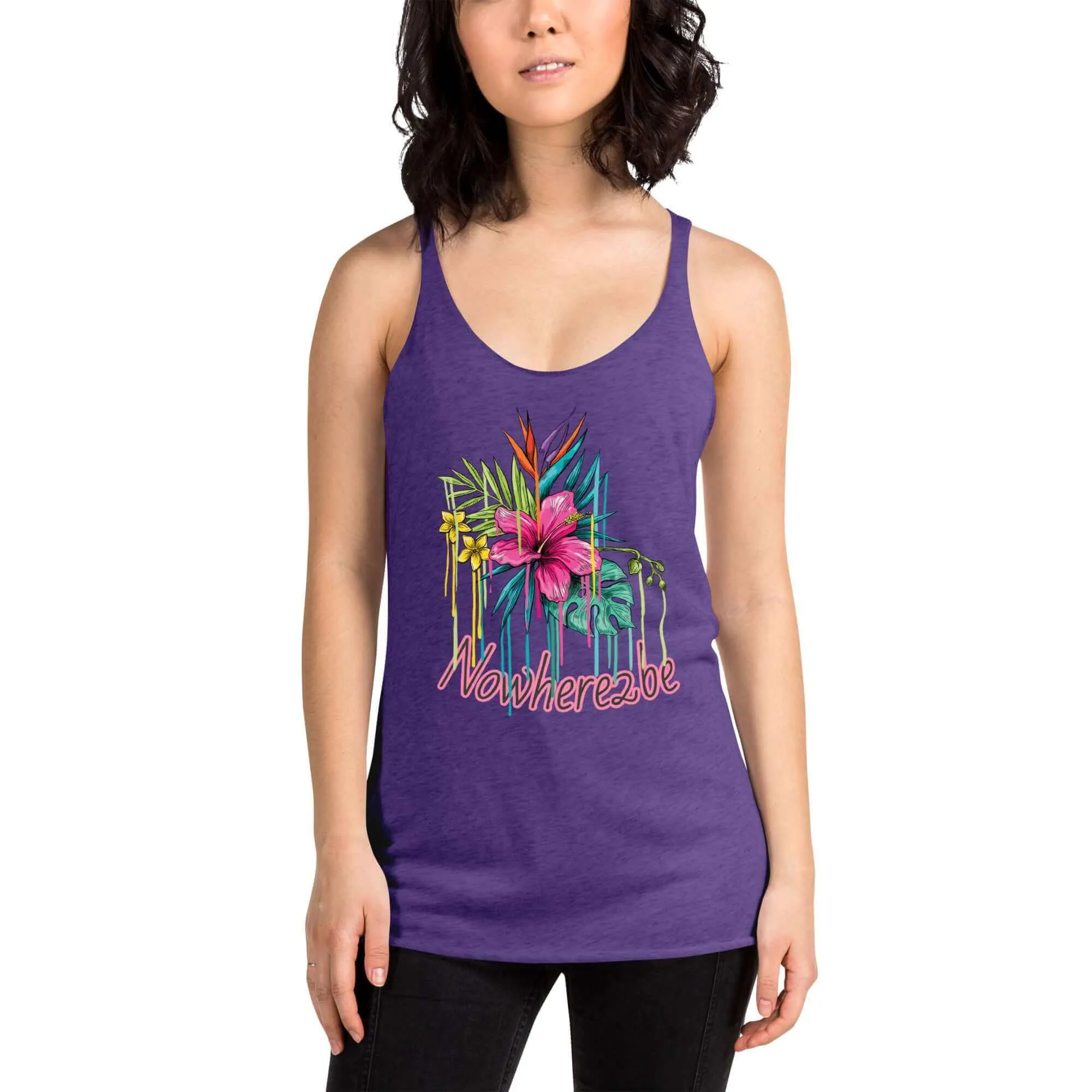 Nowhere2be Racerback Tank