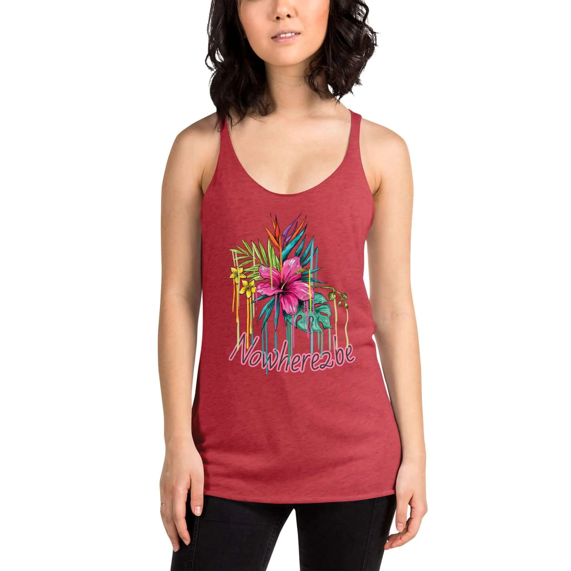 Nowhere2be Racerback Tank