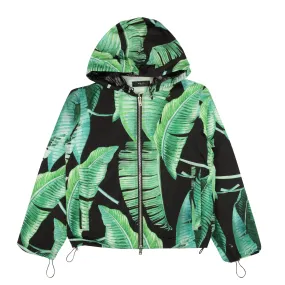 NWT AMIRI Green Banana Leaves Hooded Parka Jacket Size 50 $1490