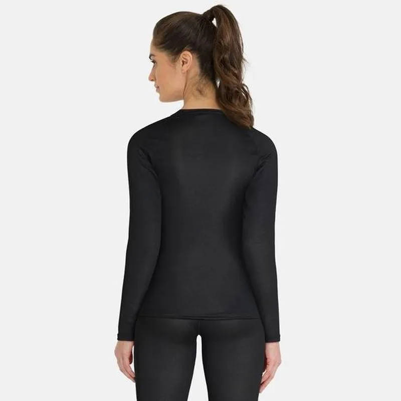 Odlo Women's Active Originals Light Long Sleeve Crew - Black