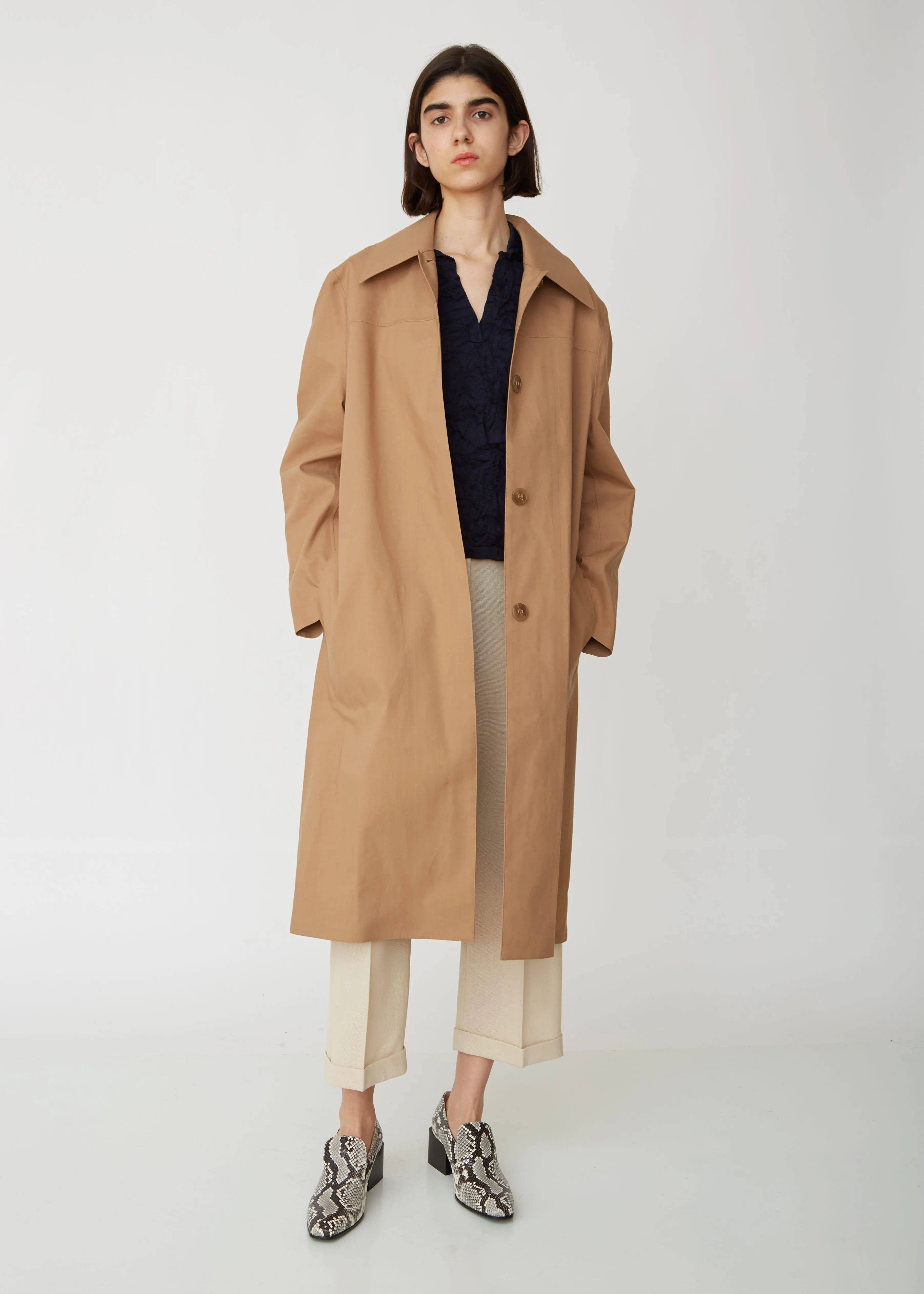 Onna Bonded Mac Coat