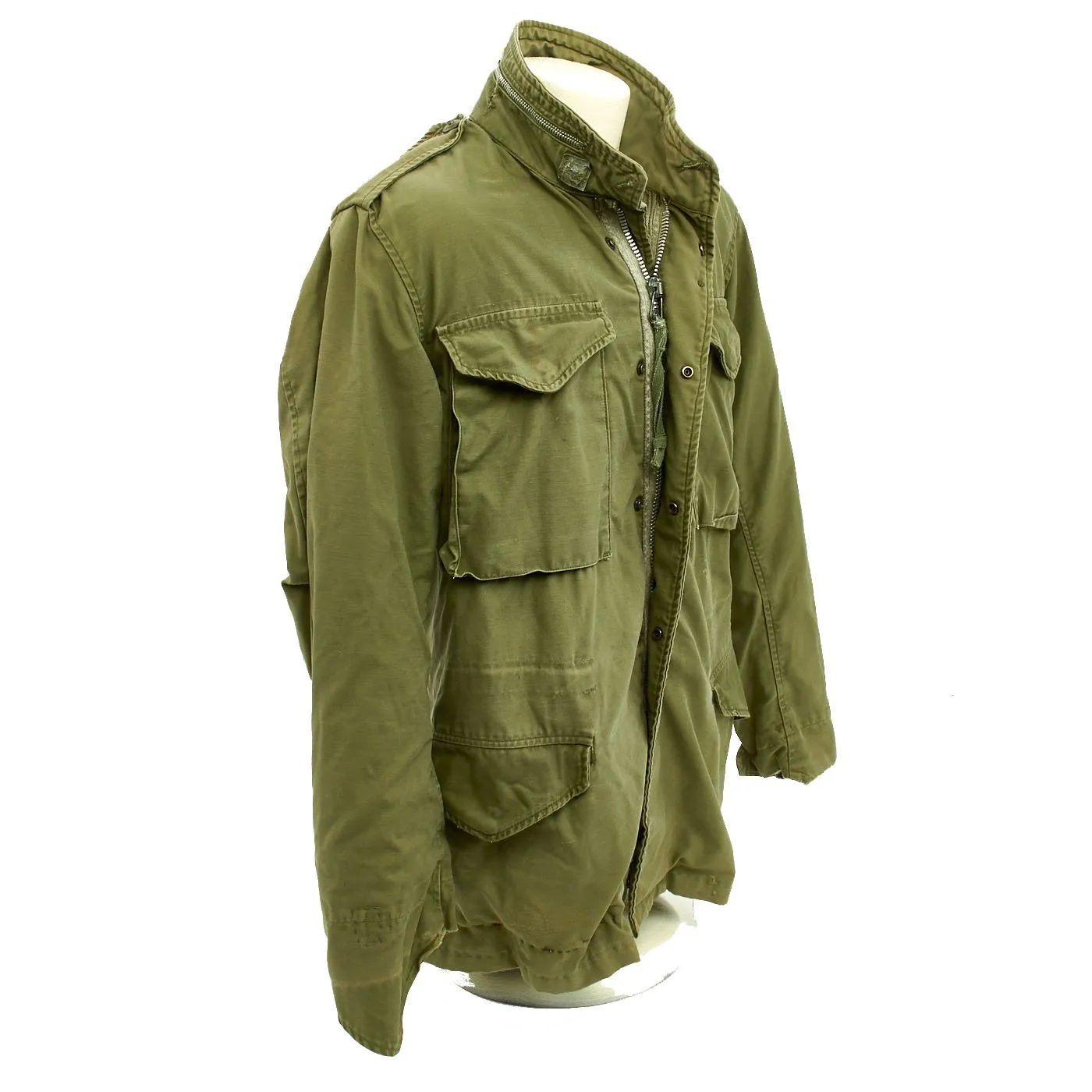 Original U.S. Vietnam War 1969 Dated M-1965 Field Jacket with Skull and Crossbones