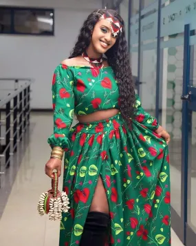 Oromo Dress Shoa Oromo Dress With Accessories Habesha Dress