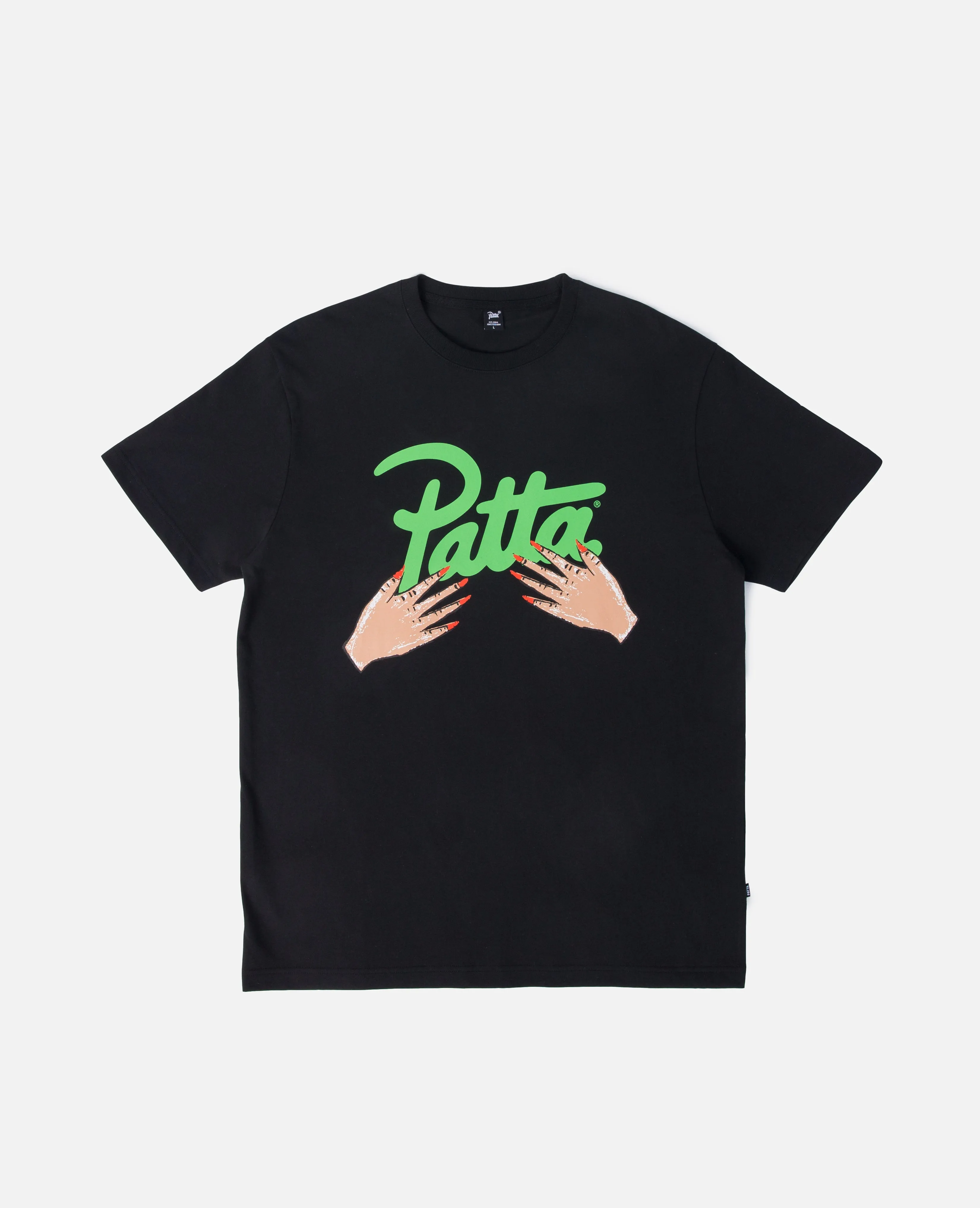 Patta Self Care Hands T-Shirt (Black)