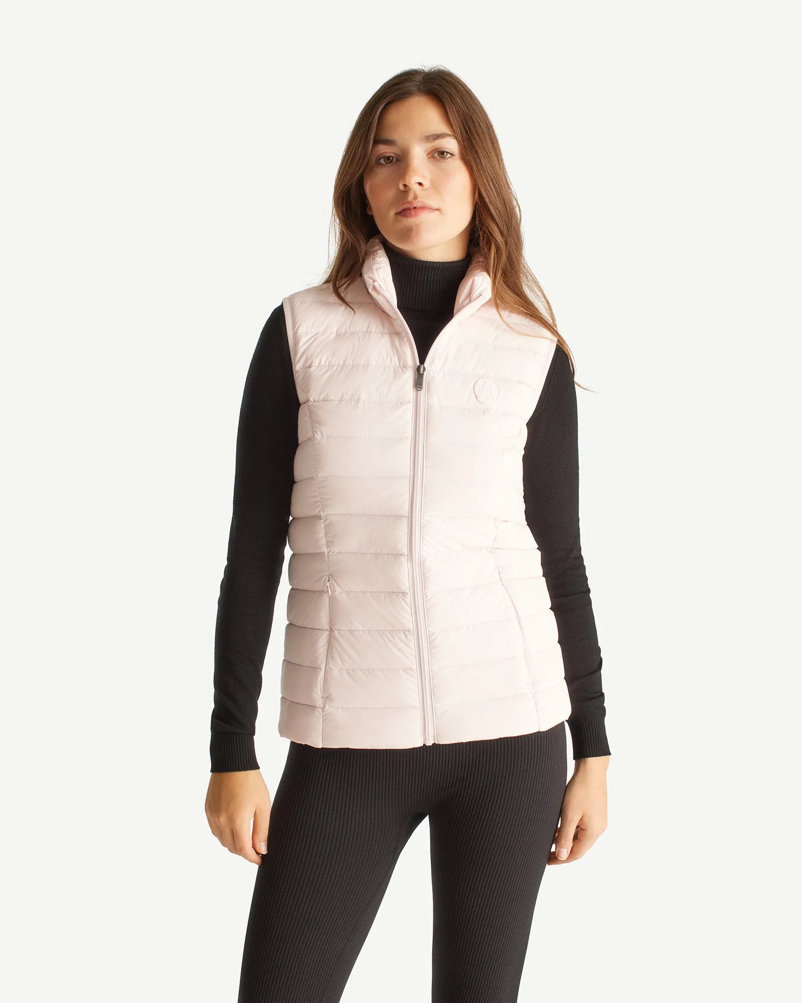 Petal rose Grenada stretch sleeveless puffer jacket