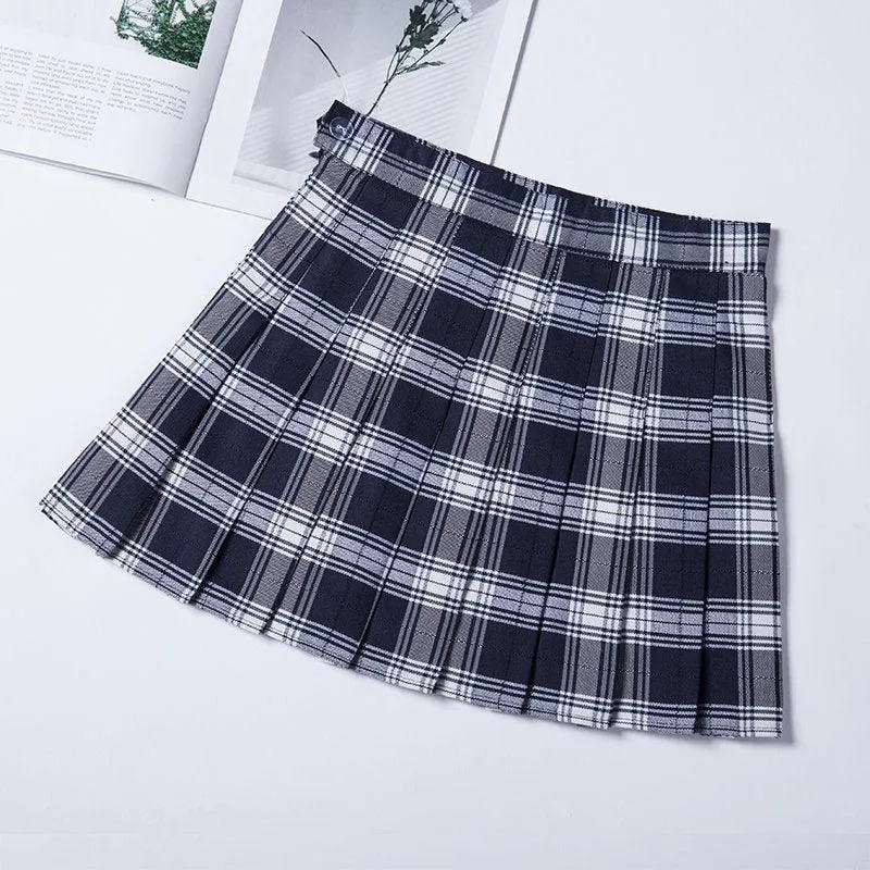 Plaid Pleated Skirt Collection