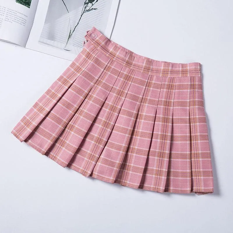 Plaid Pleated Skirt Collection