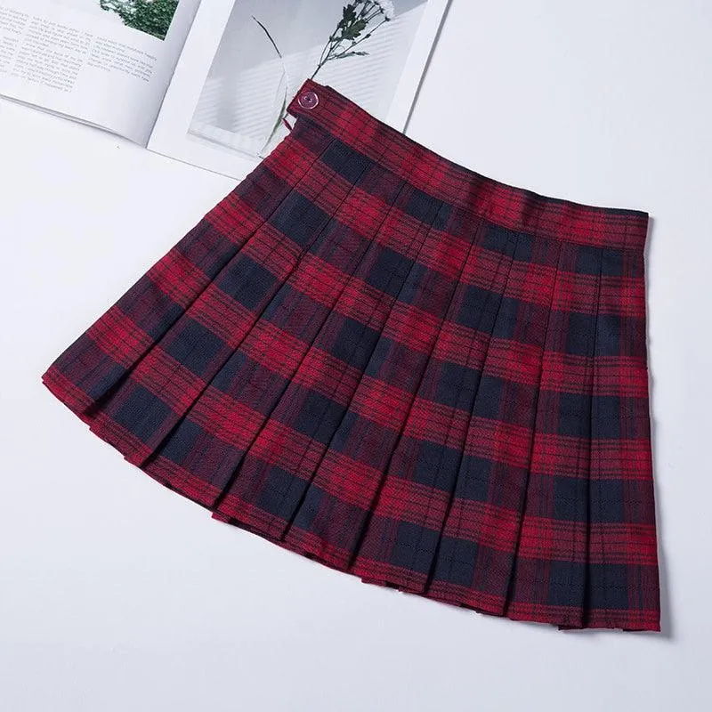 Plaid Pleated Skirt Collection