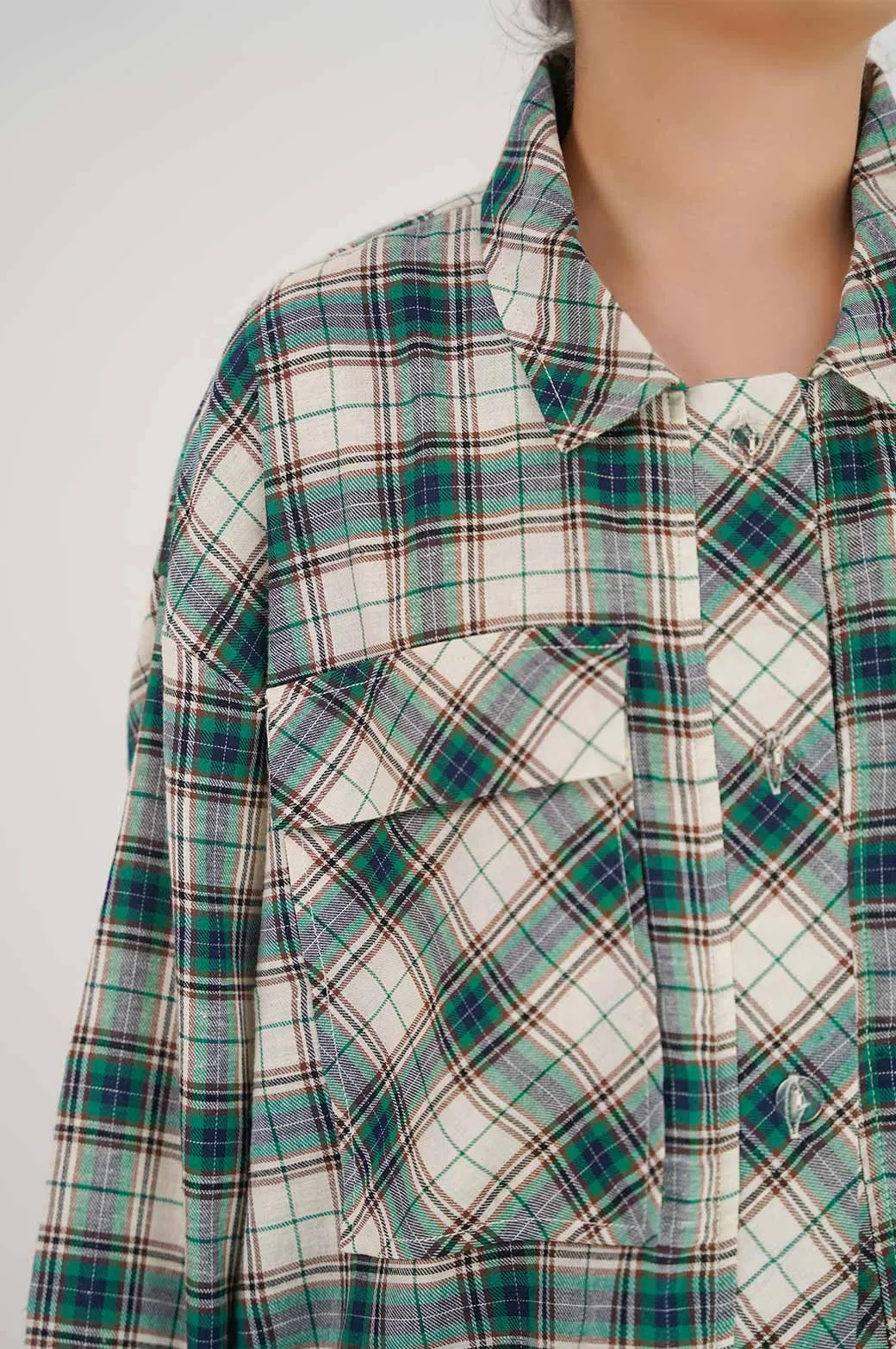 PLAID SHIRT SHACKET