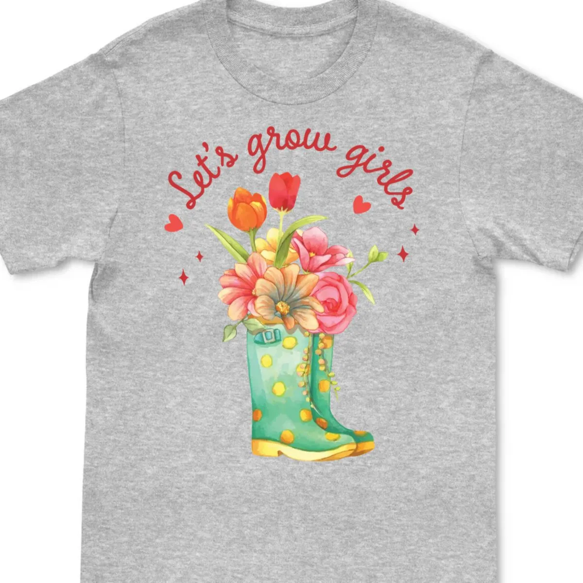 Plant Lover - Let's Grow Girls - Personalized T-shirt