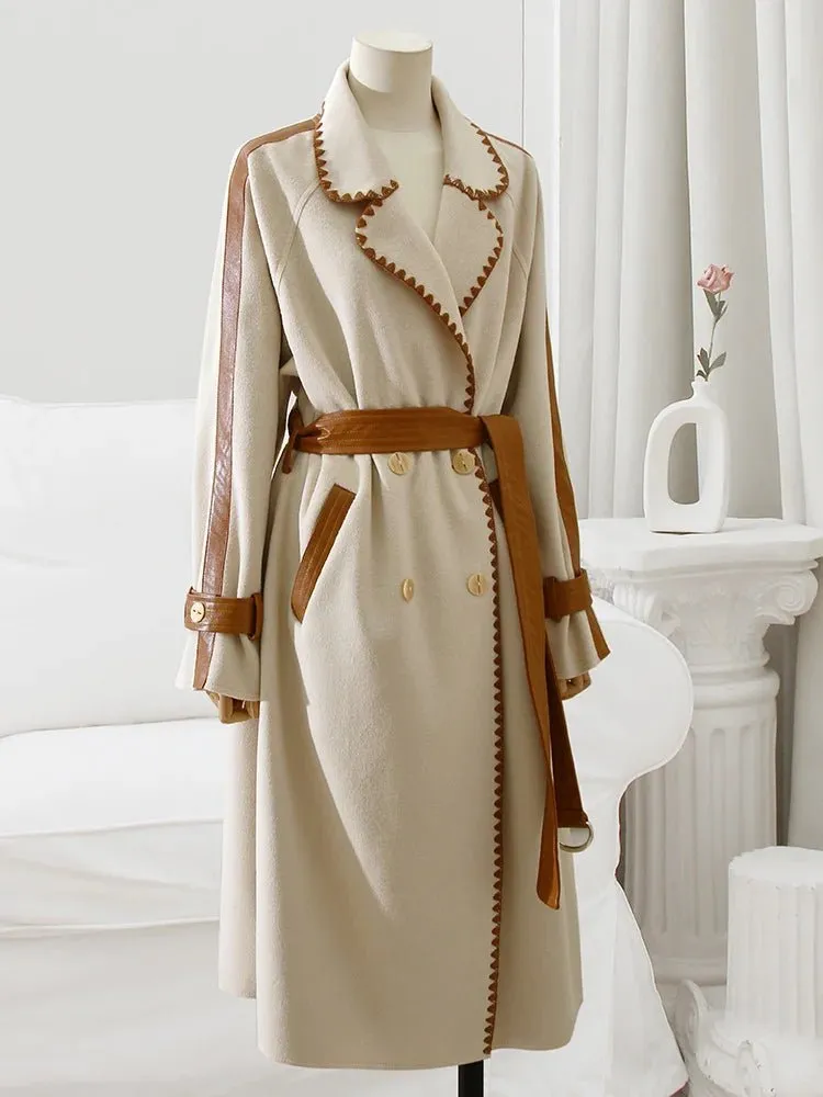 Pre Order:  Double Sided Belted Trench Coat