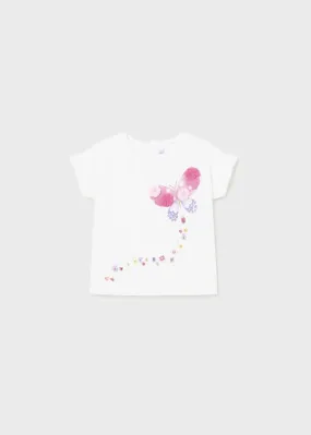 Printed T-shirt- White