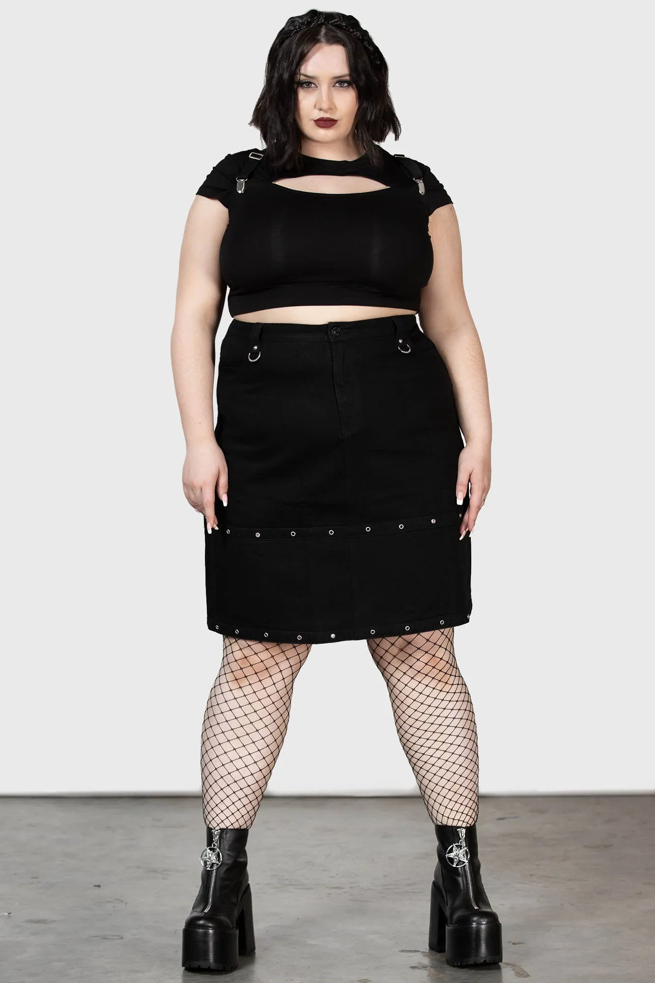 Punktured Skirt