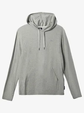 Quiksilver Drills Hooded Thermal L/S Shirt-Grey Heather