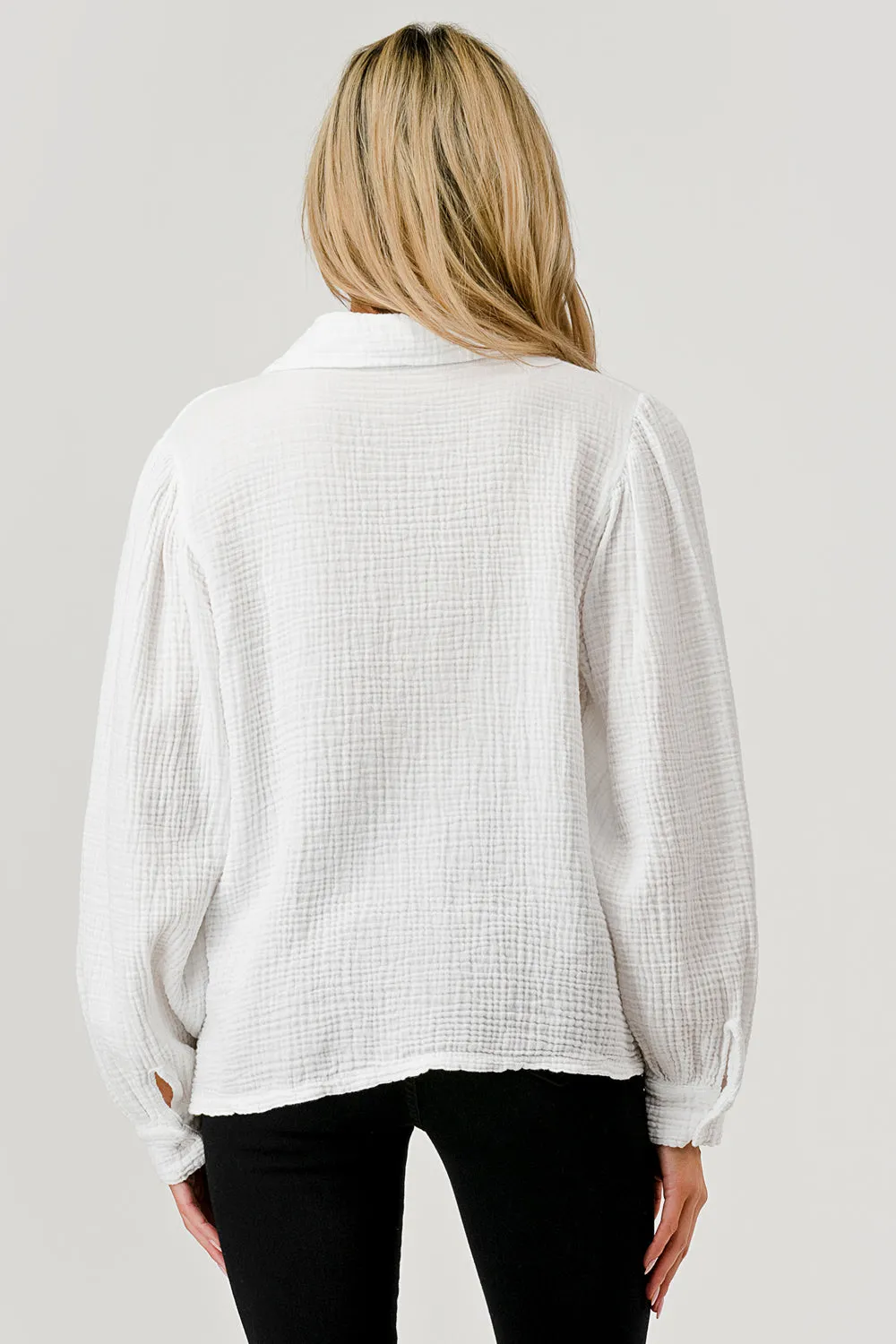 Raw Moda Dahila Cotton Button Shirt