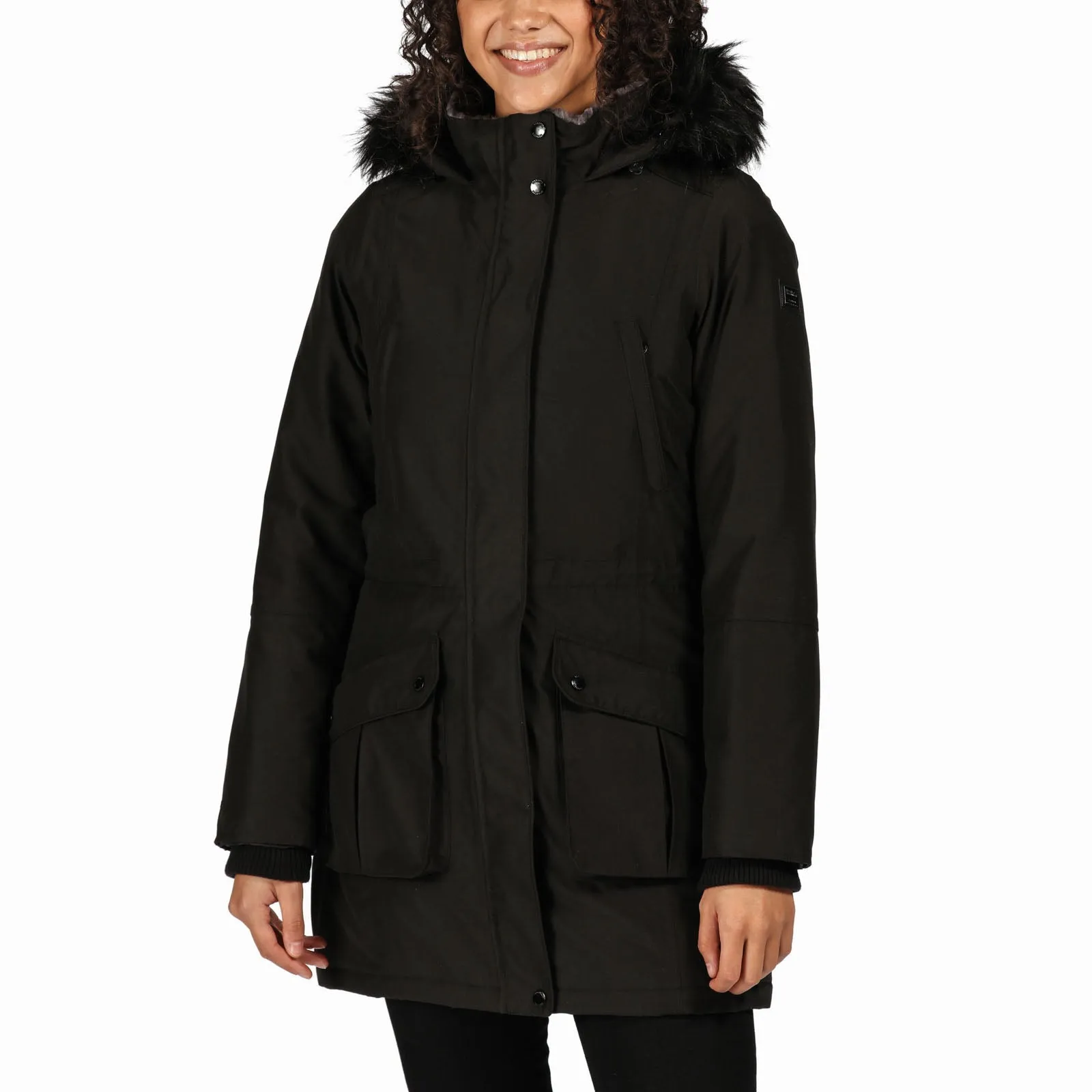 Regatta Womens Sefarina Waterproof Parka Jacket - Black