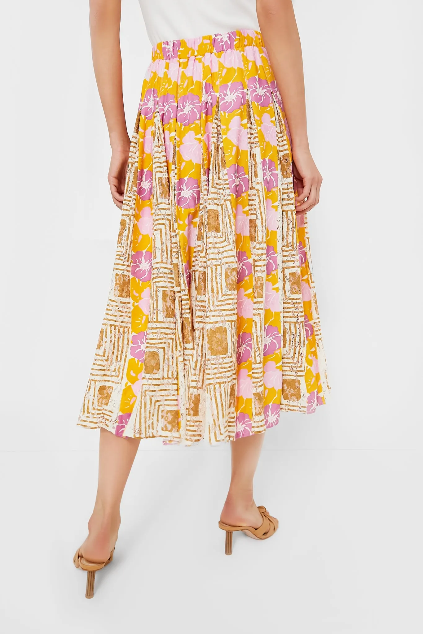 Retro Floral Marlow Skirt