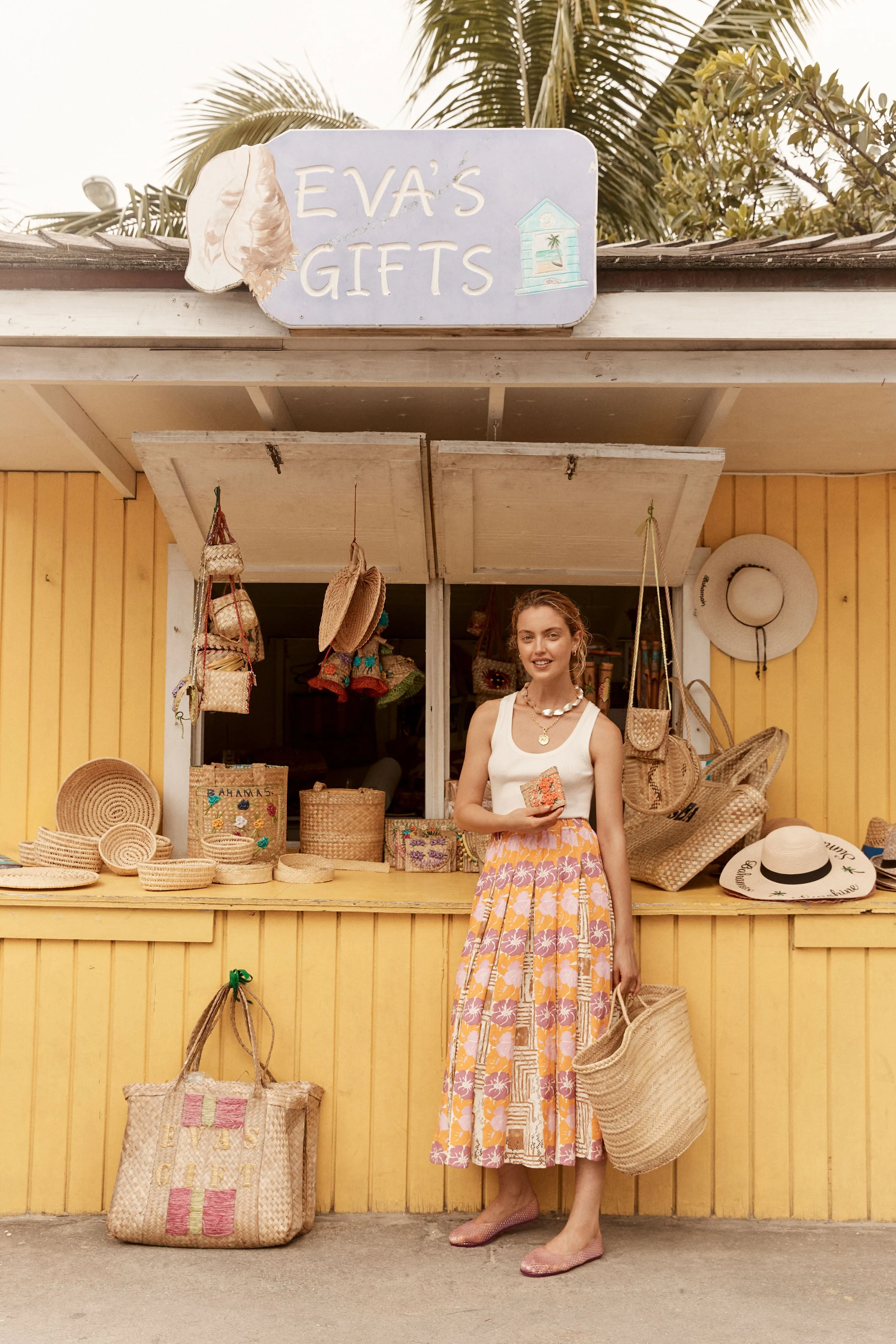 Retro Floral Marlow Skirt