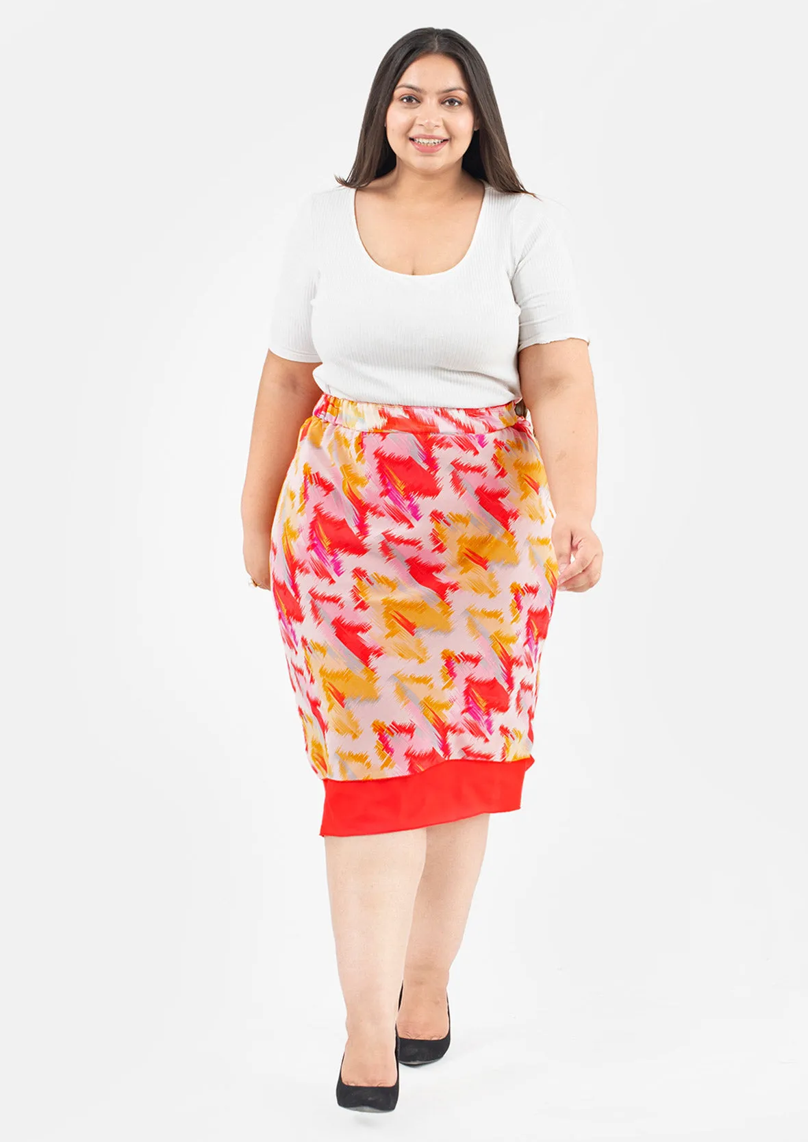 Reversible Skirt With Elasticated Waist