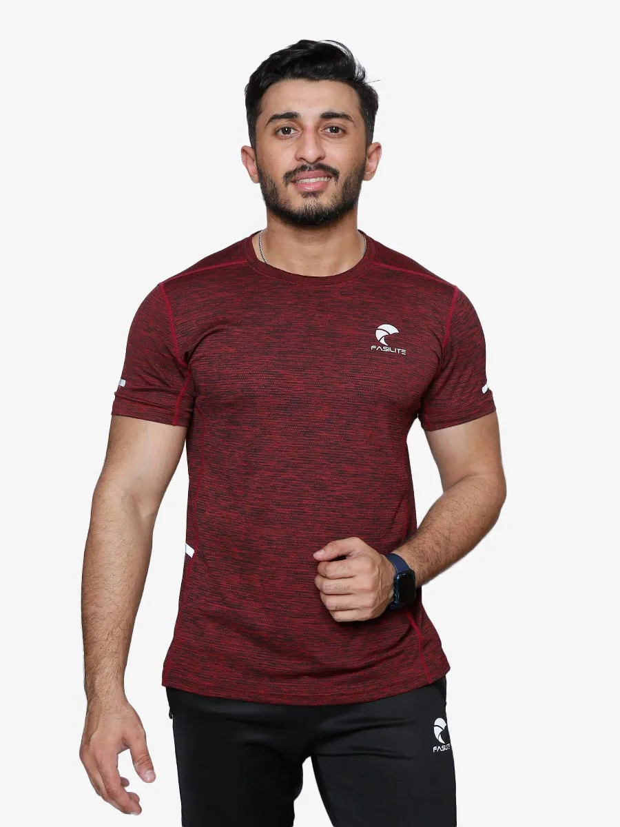 Ritten Impact - T-Shirt - 1302 - Maroon / Black