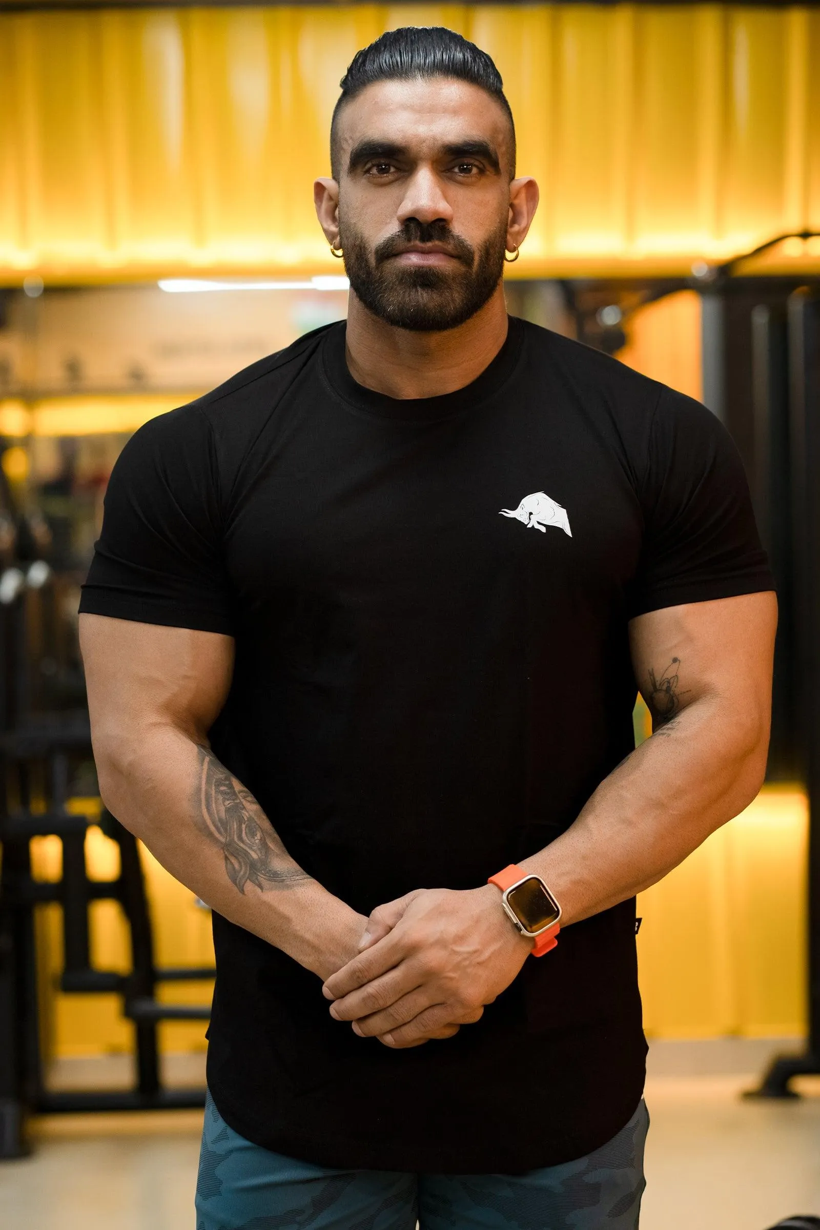 Signature Bull Athletic T-shirt (Black)