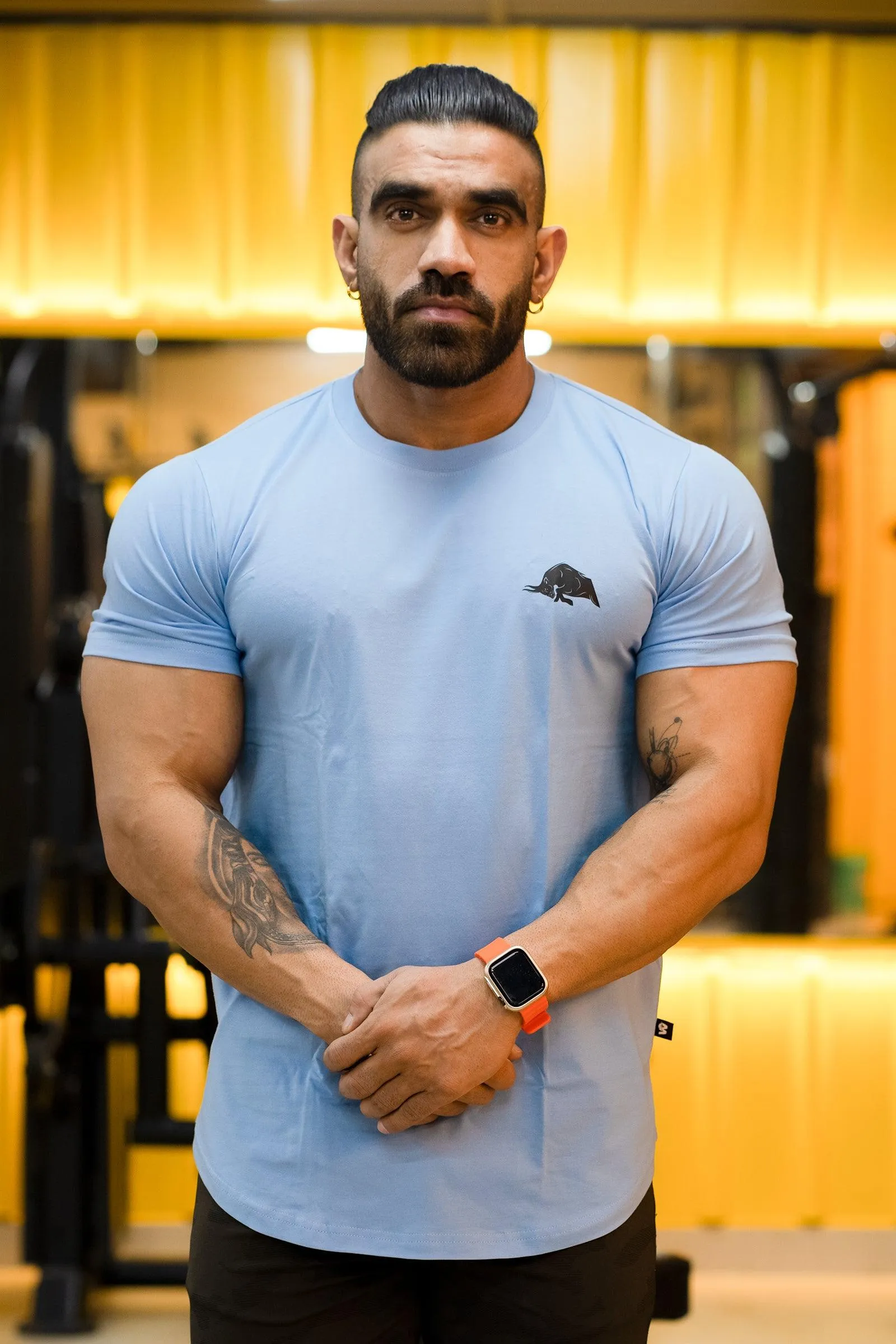 Signature Bull Athletic T-shirt (Sky Blue)