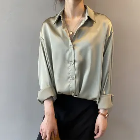 Simona Satin Shirt