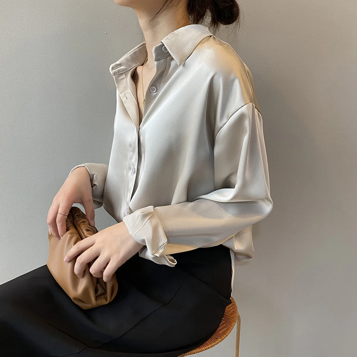 Simona Satin Shirt