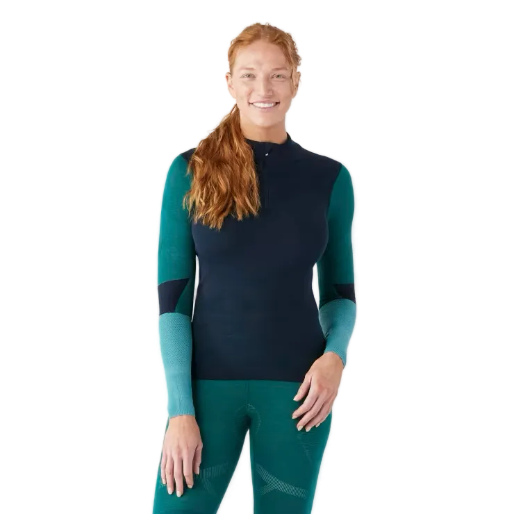 Smartwool Women's Intraknit Thermal Merino Base Layer 1/4 Zip Top