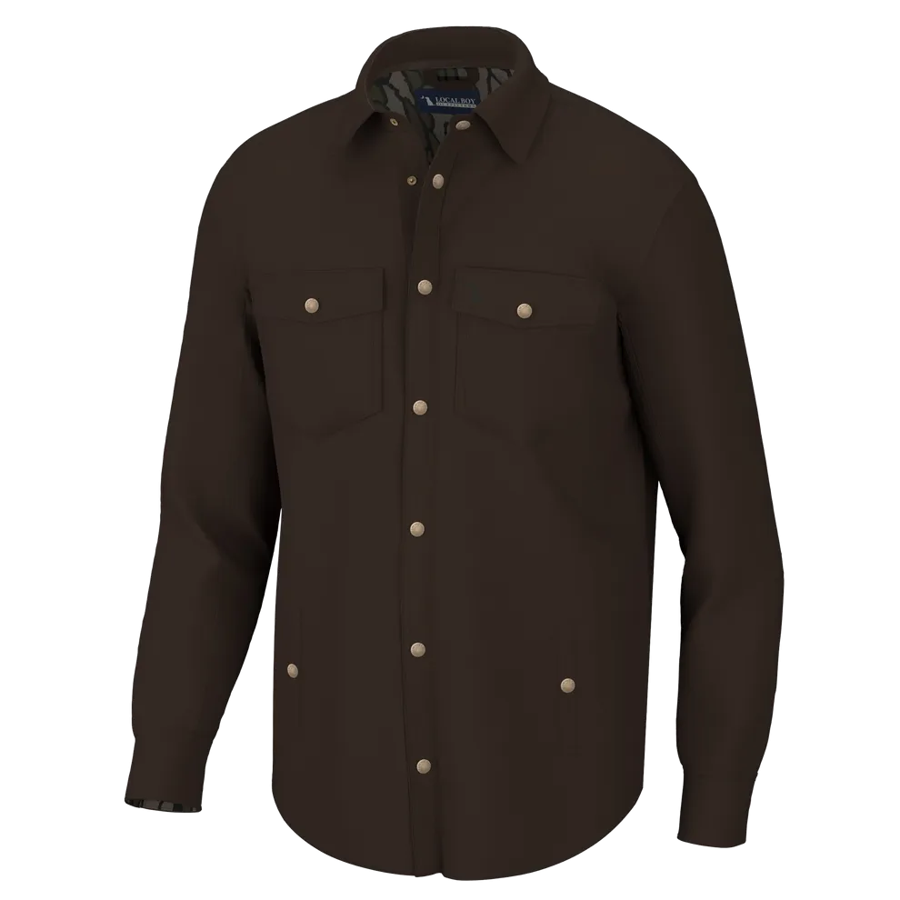 Sportsman's Shacket - Brown