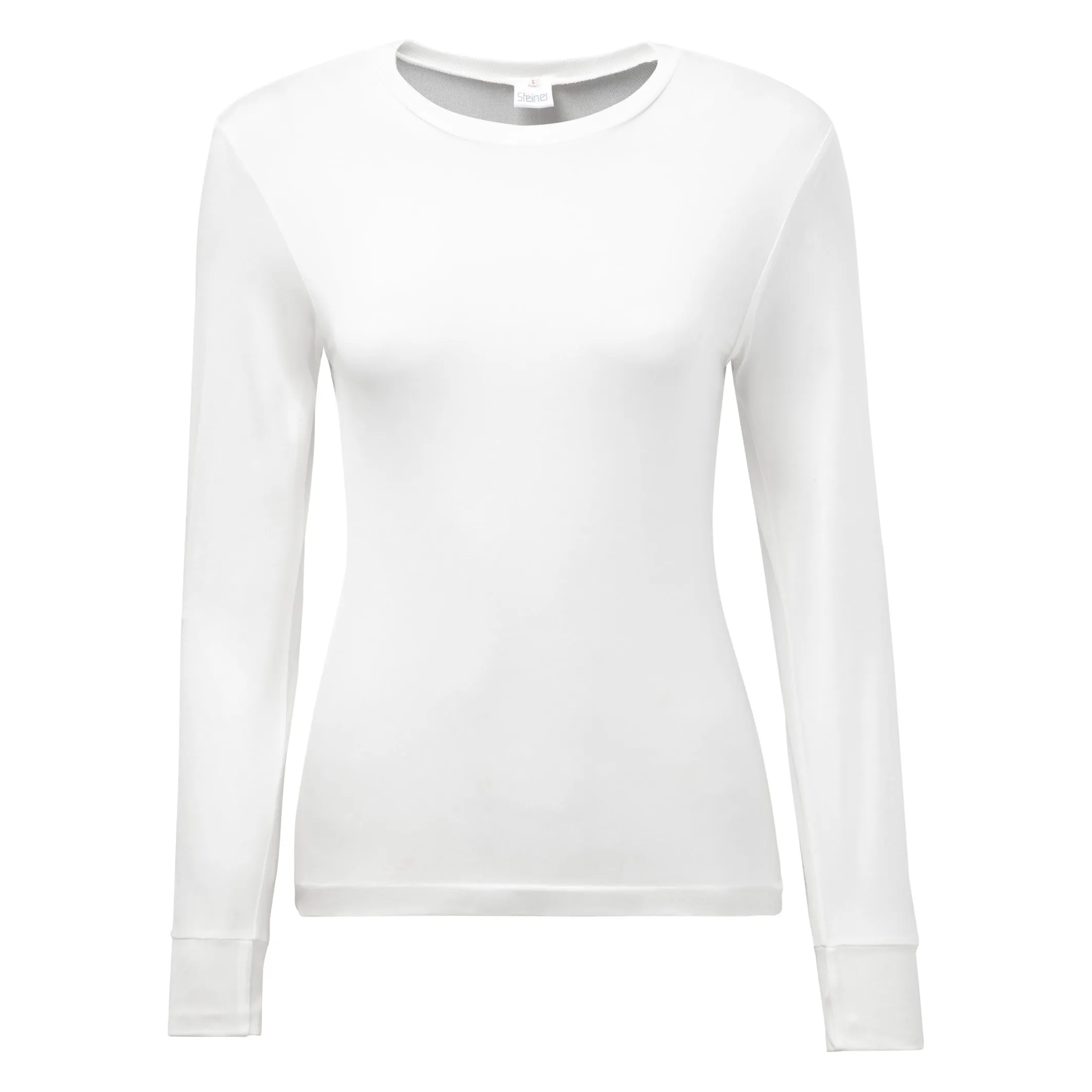 Steiner Womens Silk Thermal Top White