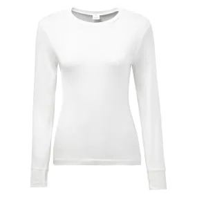 Steiner Womens Silk Thermal Top White