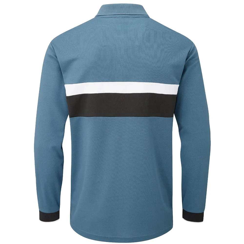 Stuburt Motion Long Sleeve Polo Shirt - Peacock