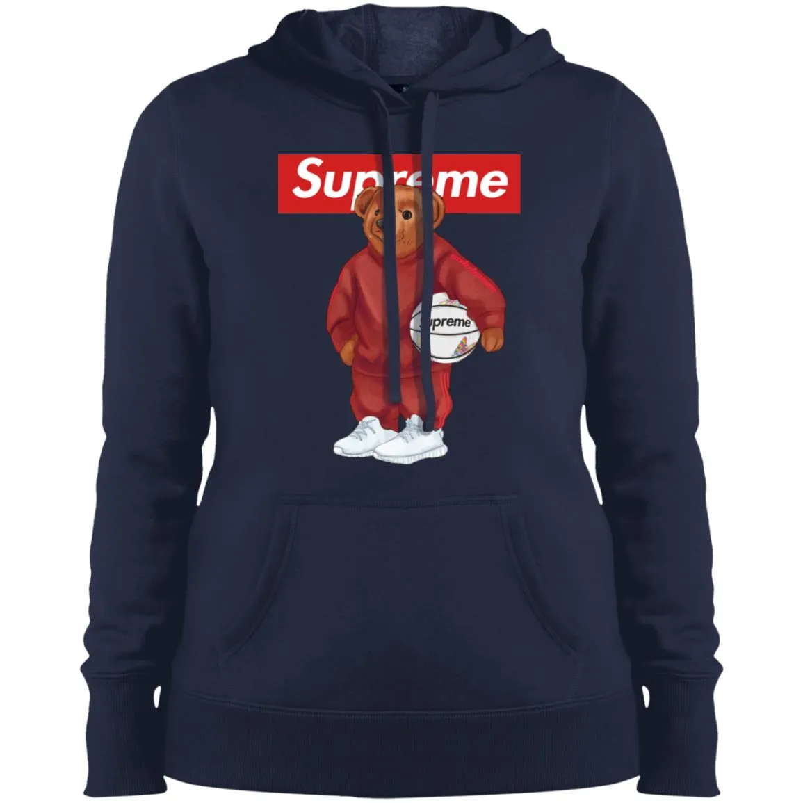 Supreme Bear Sport T-shirt Women Hooded Sweatshirt