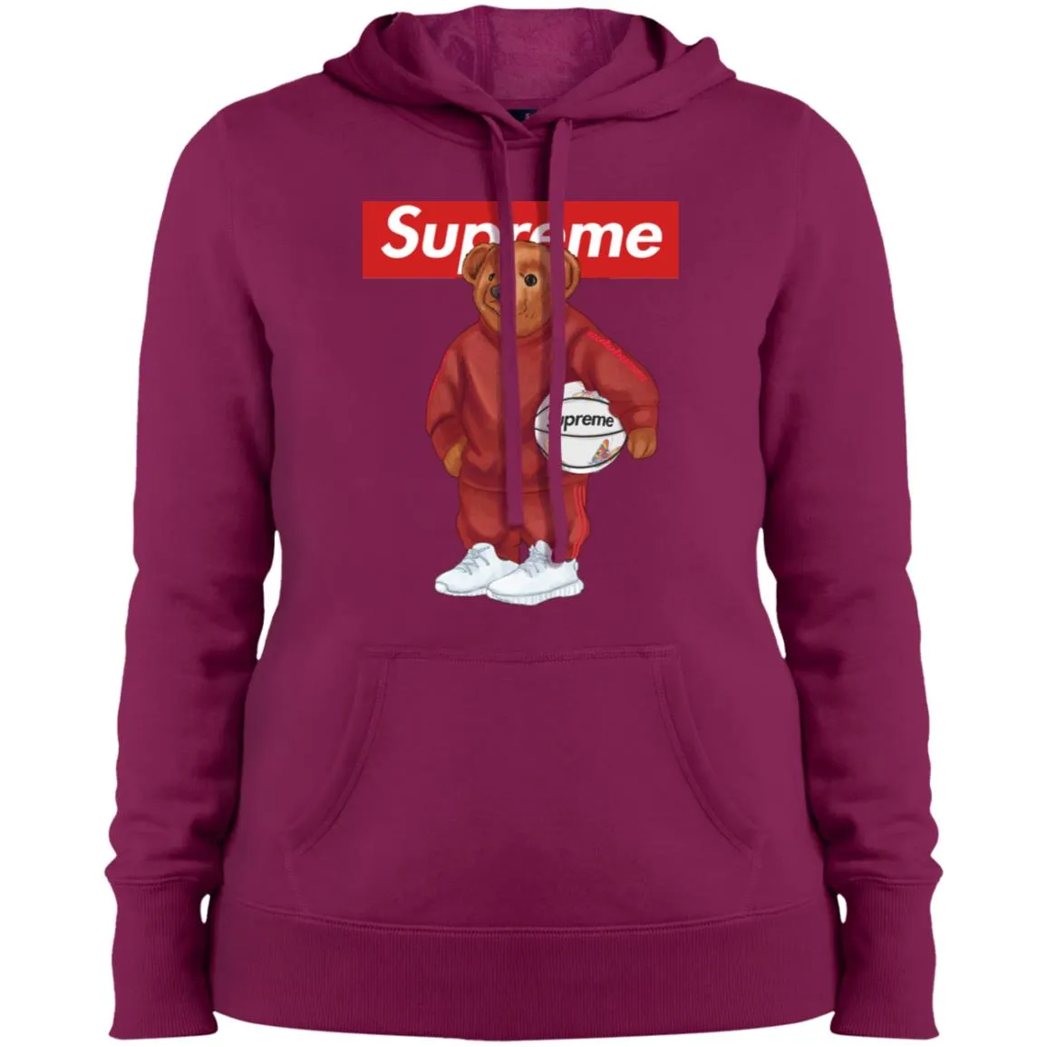 Supreme Bear Sport T-shirt Women Hooded Sweatshirt