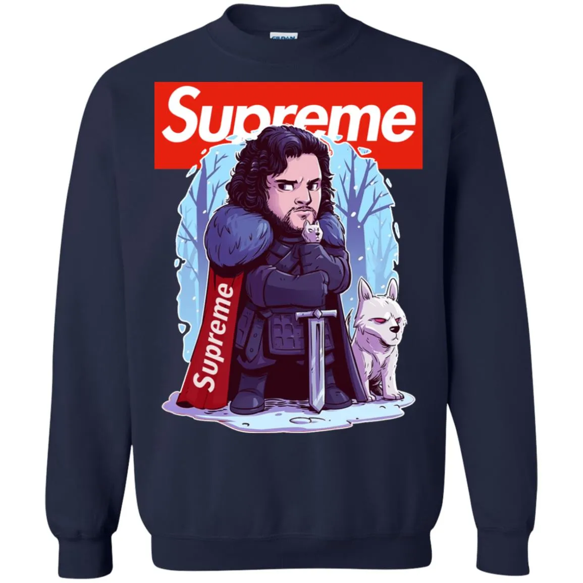 Supreme Game Of Thrones T-shirt Crewneck Pullover Sweatshirt