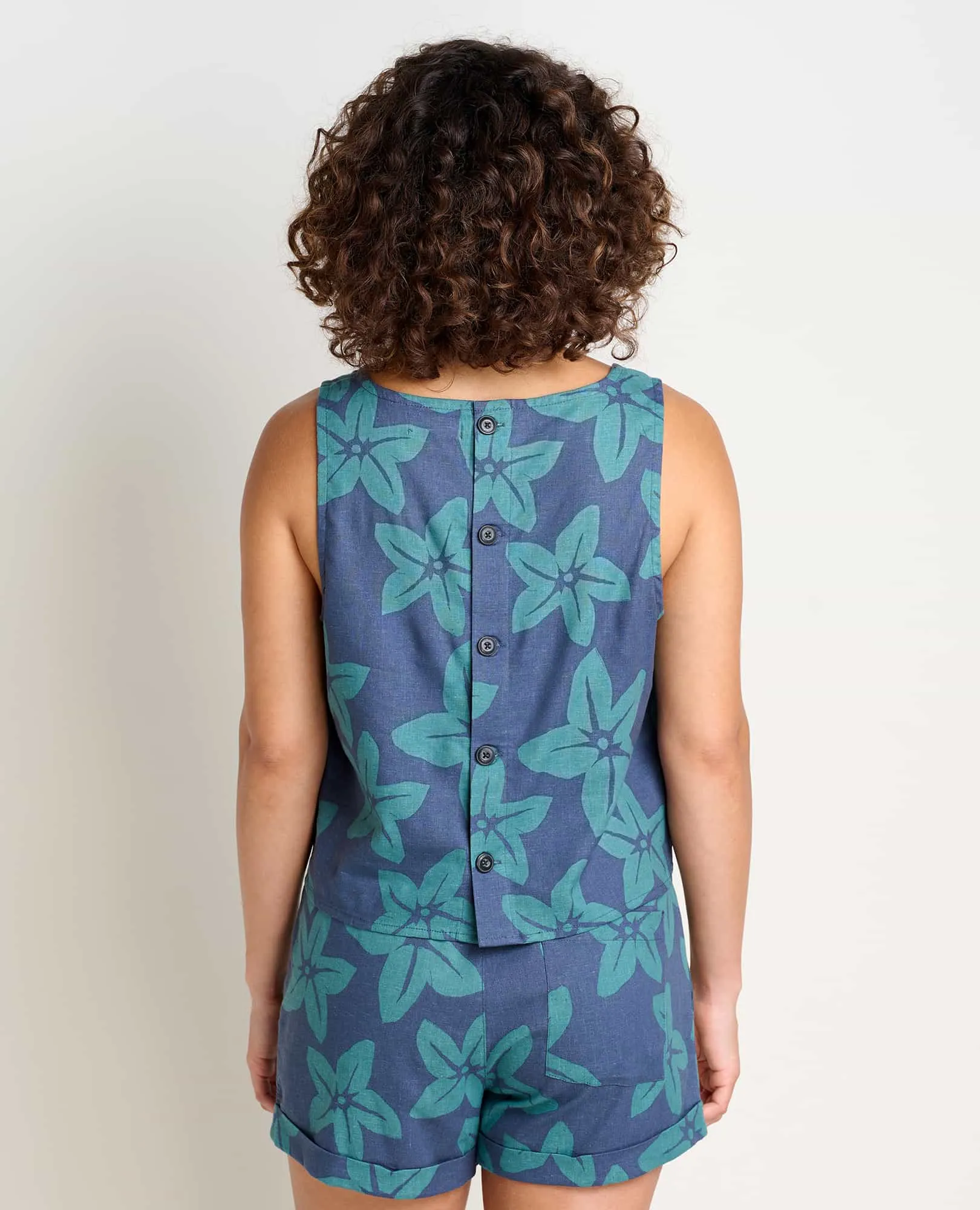 Taj Hemp Button Back Tank II