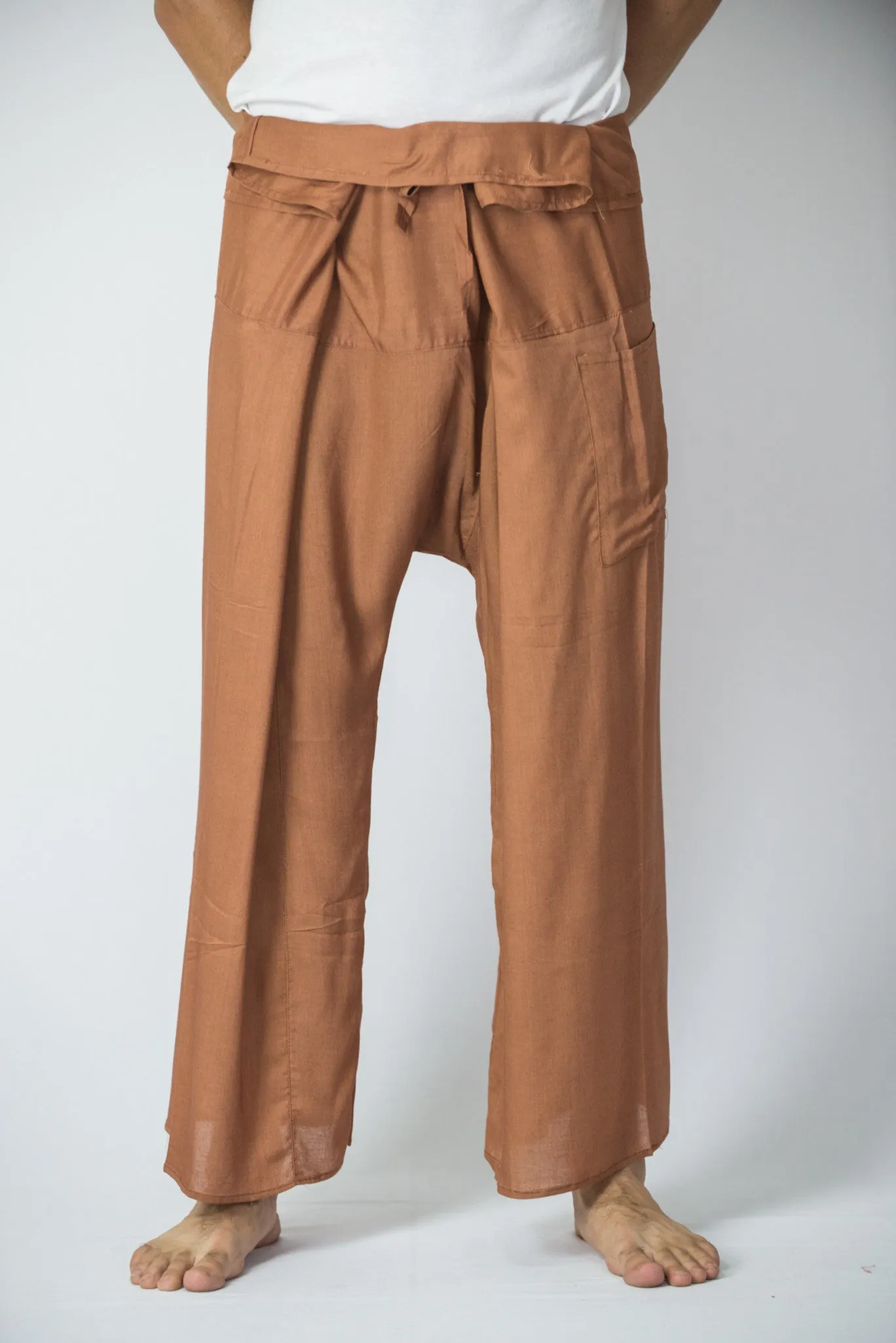 Thai Fisherman Yoga Massage Pants Mustard