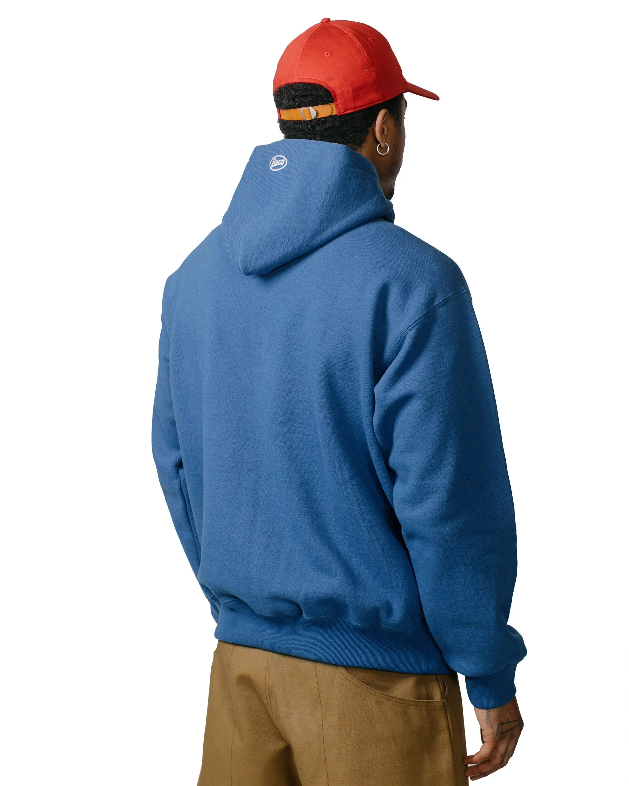 The Real McCoy's BC23101 Buco F/Z Parka Sweatshirt Royal Blue